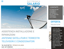 Tablet Screenshot of elettronicasalario.com